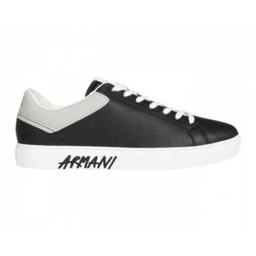 Armani Exchange Snygga Herrsneakers Black, Herr