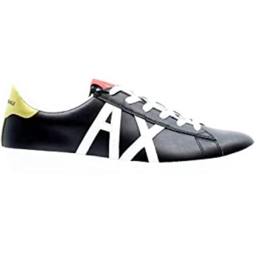 Armani Exchange Låga topp sneakers Black, Herr