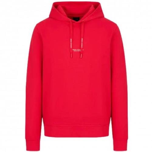 Armani Exchange Röd Clic Cup Hoody Red, Dam