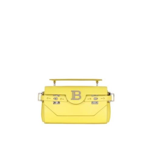 Balmain B-Buzz 19 leather bag Yellow, Dam
