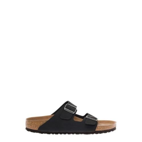 Birkenstock Arizona Vegan Birko-Flor Sandaler Black, Herr