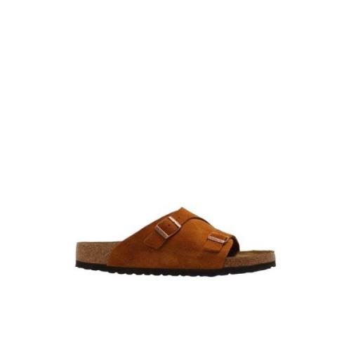 Birkenstock Sliders Brown, Herr