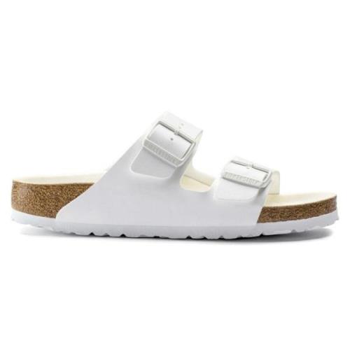 Birkenstock Vita Arizona Unisex Sandaler White, Dam