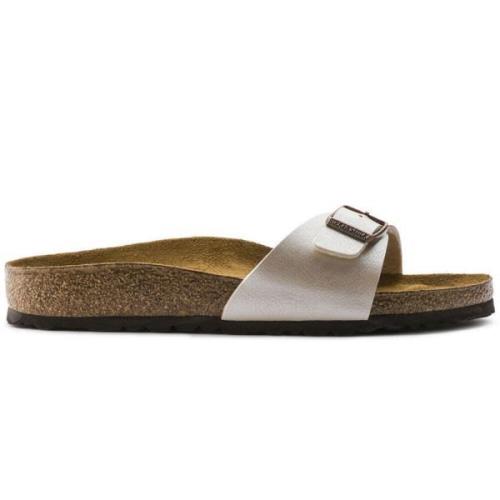 Birkenstock Klassisk Madrid Sandal för Kvinnor White, Dam