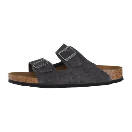 Birkenstock Komfortabla Sliders för Män och Kvinnor Black, Herr