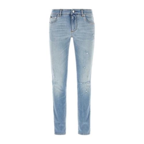 Dolce & Gabbana Slim-Fit Stretch Denim Jeans Blue, Herr