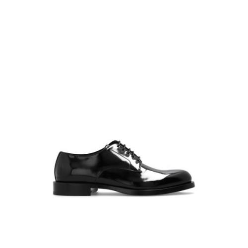 Dolce & Gabbana Läder Derby skor Black, Herr