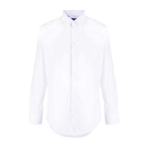 Dolce & Gabbana Vit Bomullsskjorta - Klassisk Passform White, Herr