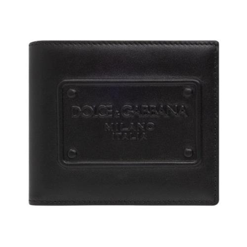 Dolce & Gabbana Bifold plånbok Black, Herr