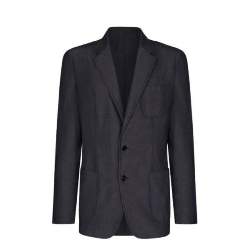 Dolce & Gabbana Stilfull Blå Patch-Fickor Blazer Blue, Herr