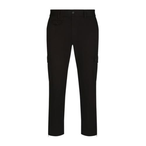 Dolce & Gabbana Slim-Fit Jeans, Förbättra din stil Black, Herr