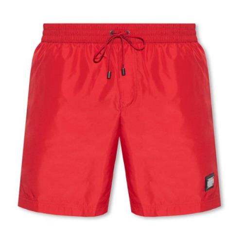 Dolce & Gabbana Badshorts Red, Herr