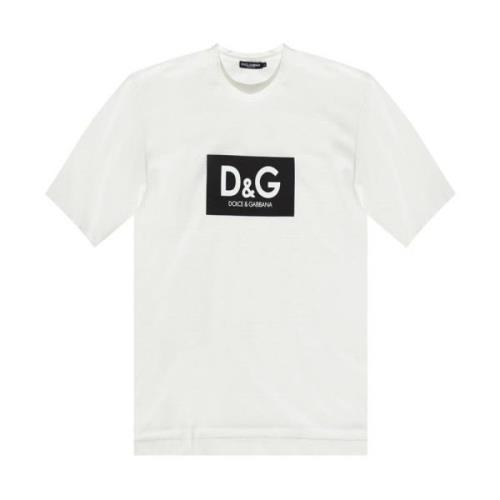 Dolce & Gabbana Logotyp T-shirt White, Herr