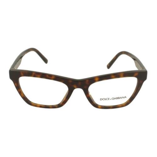 Dolce & Gabbana Kattformade Acetatglasögon - Modell 3359 Brown, Dam