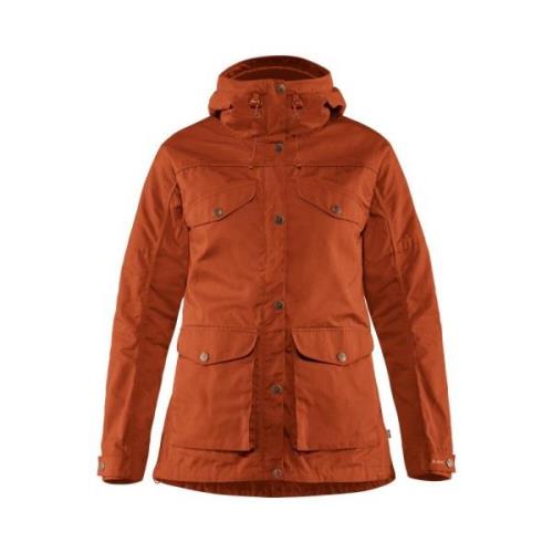 Fjällräven Regnjackor Orange, Dam