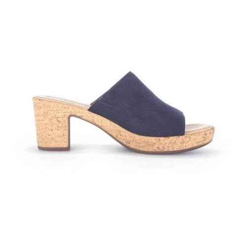 Gabor Damhögklackad sandal Blue, Dam