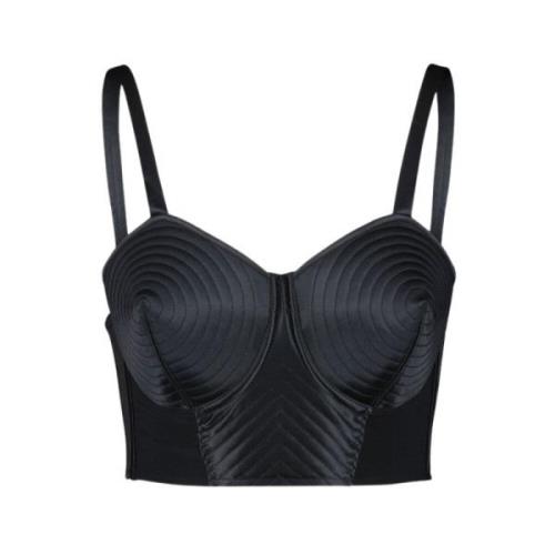 Jean Paul Gaultier Ärmlösa toppar Black, Dam