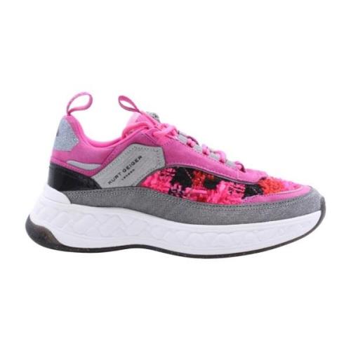 Kurt Geiger Denton Sneakers - Stiliga och Bekväma Pink, Dam