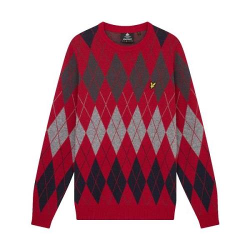 Lyle & Scott Stickkläder Red, Herr