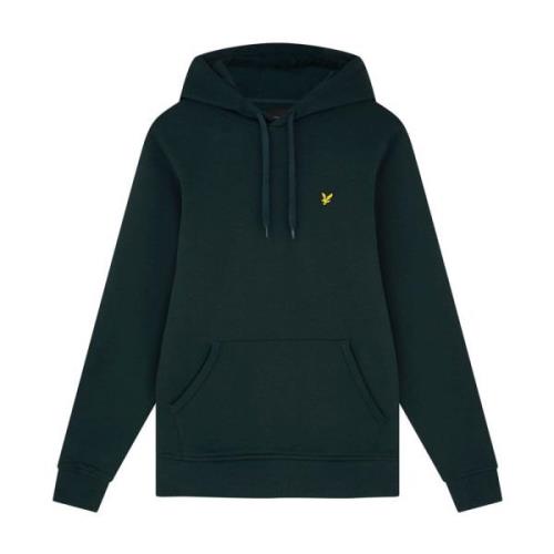 Lyle & Scott Mörkgrön Pullover Hoodie Green, Herr