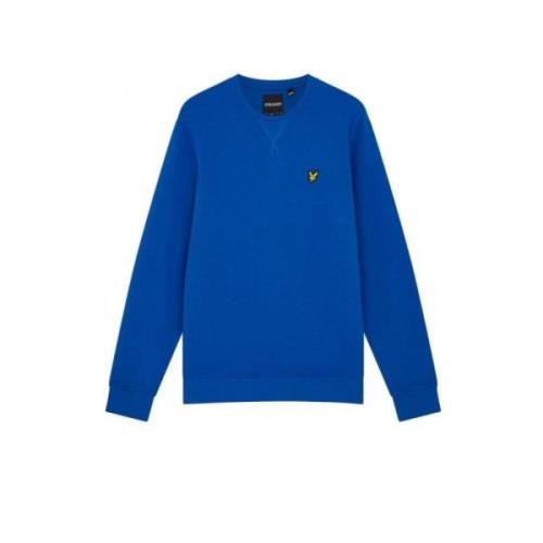 Lyle & Scott Tidlös Crew Neck Sweatshirt för Män Blue, Herr