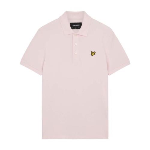 Lyle & Scott Klassisk Organisk Polo Tröja Pink, Herr