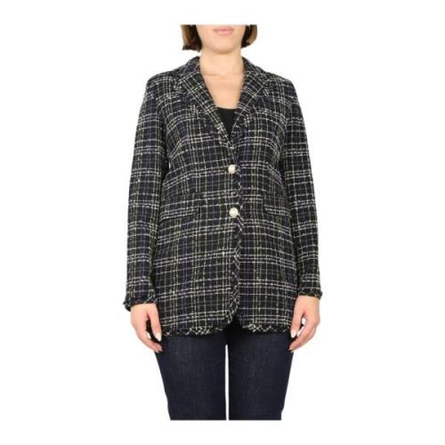 Marella Elegant Blazer för Moderna Kvinnor Black, Dam