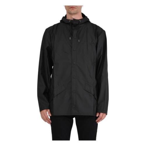 Rains Parka Black, Herr