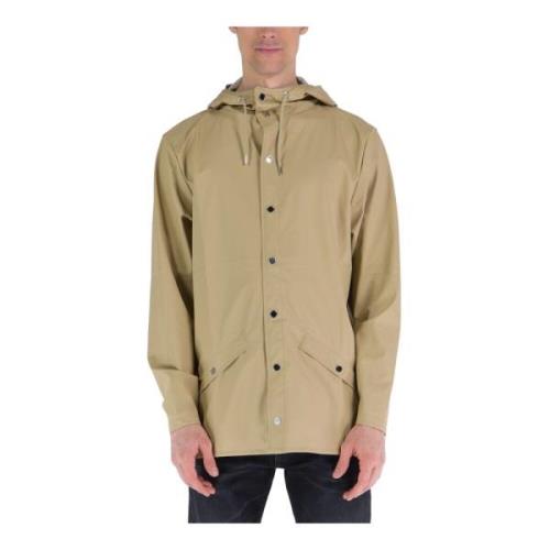 Rains Vattentät Parka Beige, Herr