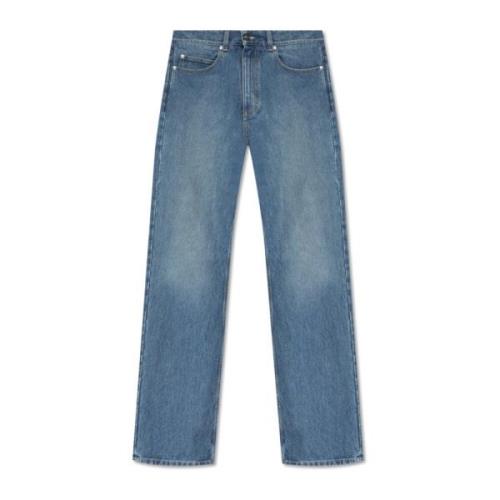 Salvatore Ferragamo Jeans med raka ben Blue, Herr