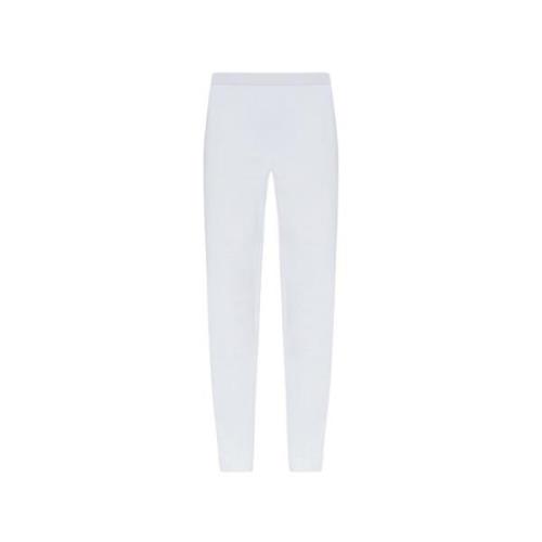 Salvatore Ferragamo Högmidjade leggings White, Dam