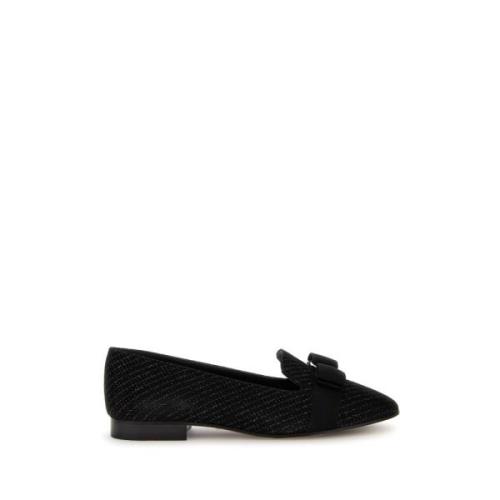 Salvatore Ferragamo Stiliga Mocassini Loafers för Kvinnor Black, Dam