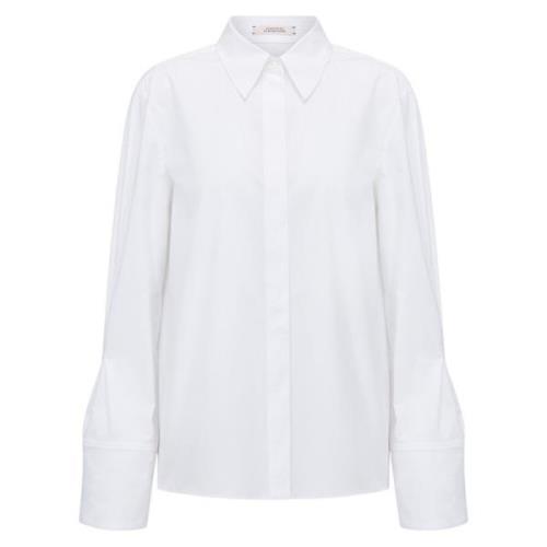 Dorothee Schumacher Blus Poplin Power White, Dam