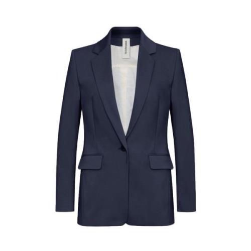 Drykorn Klassisk Navy Blazer - Atlin_2 Blue, Dam