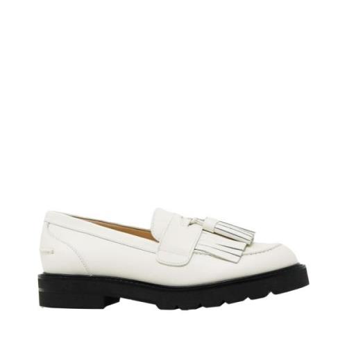 Stuart Weitzman Loafers White, Dam