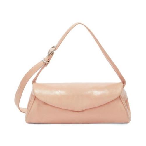 Jil Sander Cannolo Grande Axelväska Pink, Dam