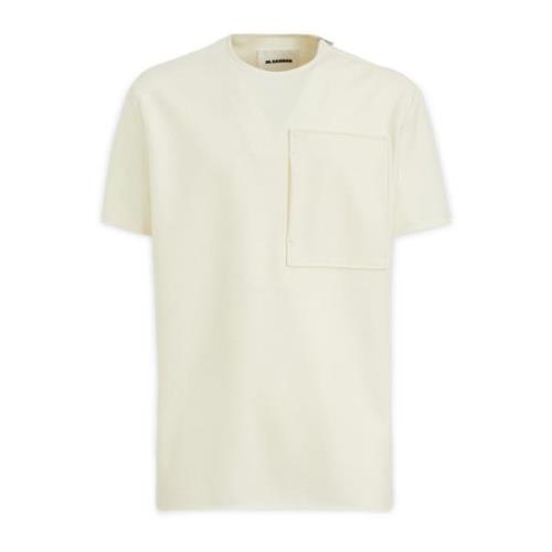 Jil Sander T-shirts White, Herr