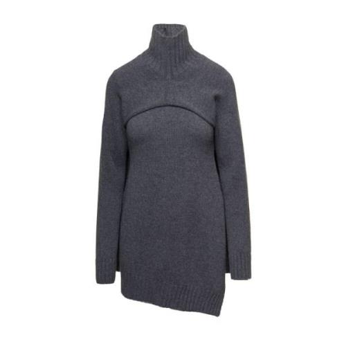 Jil Sander Mysig grå tröjuppsättning med modern touch Gray, Dam