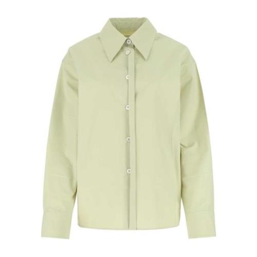 Jil Sander Uppgradera din garderob med oversize poplin skjorta Green, ...