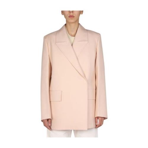 Jil Sander Rosa ytterkläder jacka Ss22 Pink, Dam