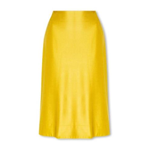 Jil Sander Vid kjol Yellow, Dam