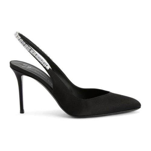 Giuseppe Zanotti Svart Rachyl Spetsig Tå Pumps Black, Dam