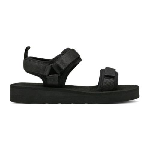 Tamaris Eleganta platta sandaler Black, Dam