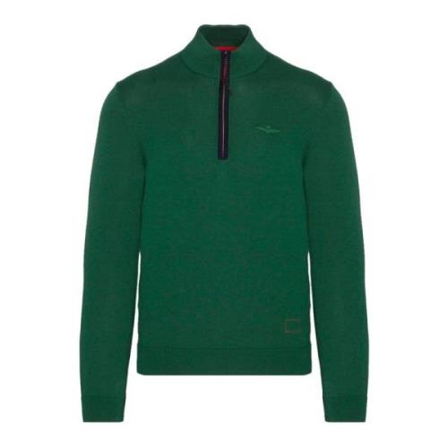 Aeronautica Militare Blous skjorta Green, Herr