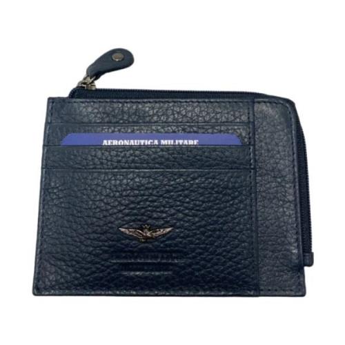 Aeronautica Militare Wallets Cardholders Blue, Herr