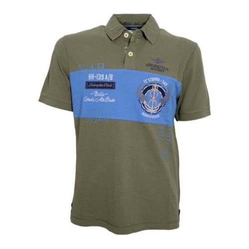 Aeronautica Militare Polotröja Green, Herr