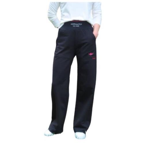 Aeronautica Militare Vida Joggingbyxor i Bomullsblandning Black, Dam