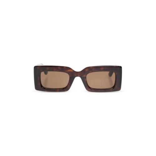 Alexander McQueen Solglasögon Brown, Dam