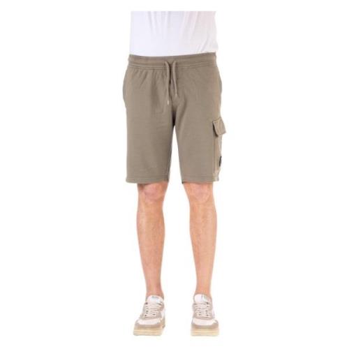 C.p. Company Dove Grey Shorts med dragsko i midjan Gray, Herr