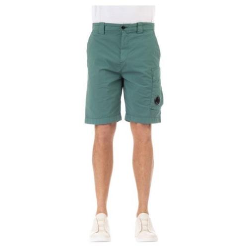 C.p. Company Militärinspirerade Bermuda Cargo Shorts Green, Herr